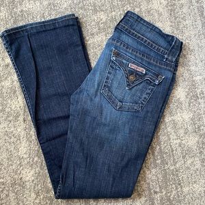 Hudson Classic Triangle Pocket Bootcut Jeans size 27
